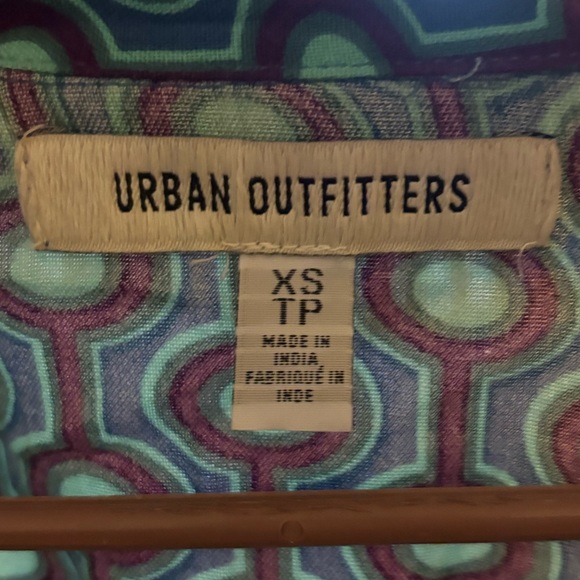 Urban Outfitters Blue Retro Style Patterned Dress - Picture 5 of 7